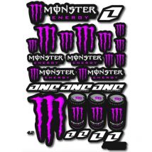 Stickers Monster Energy - Stickers Moto - Autocollants pour Quad - Motocross - Pour motos, voitures, casques, ordinateurs portables et autres objets