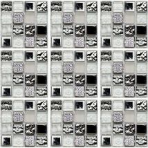 Stickers Mosaïque Carrelage Mural, 10 Pièces, Imperméable.