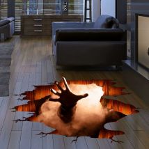 Stickers Muraux 3D Halloween Amovibles, Main Fantôme Halloween Stickers Muraux Halloween Stickers Muraux, Stickers Muraux Effrayants Décorations