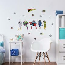 Roommates - Stickers muraux dc Superman les personnages principaux