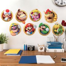 Roommates - Stickers Muraux nin Super Mario tous les personnages