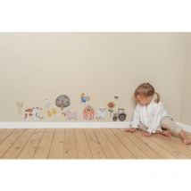 Stickers muraux Vintage Little Farm 2 x 42 x 30cm Multicolore