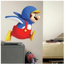 Super mario - Stickers repositionnables Super Mario, Nintendo 86x71