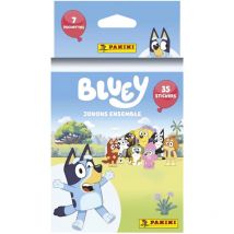 Stickers Panini Bluey 2 - Blister 7 pochettes