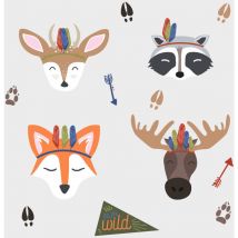 Roommates - Stickers - Papillons, Cerfs - Hauteur 92.71 cm
