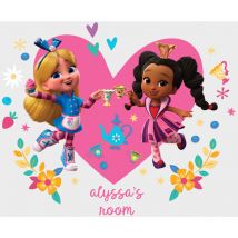 Roommates - Stickers repositionnables - Alice et Rosa - Alice et la Pâtisserie des Merveilles - 54 cm x 66 cm
