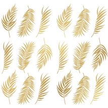 Stickers repositionnables - Feuilles de Palmiers en or