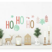 Roommates - Stickers repositionnables Lettres et déco de noël « Falalala »