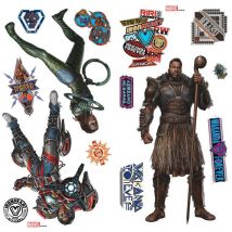 Roommates - Stickers repositionnables - Personnages Black Panther : Wakanda Forever - 23 cm x 44 cm