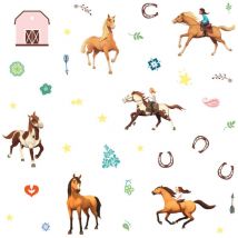 Stickers repositionnables Spirit : Au Galop en toute Liberté