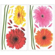 Roommates - Stickers - Tournesols Multicolores - Hauteur 45,7 cm
