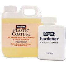Plastic Furniture Coating Gloss 1 litre RUSFPCGG1L - Rustins