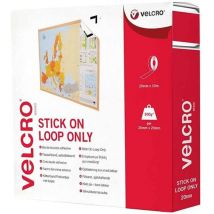 Sticky Loop Strip 20mmx10m White - Velcro