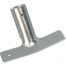 Metallstielhalter flach für Besenstiele bis Durchmesser 23,5 mm - Masta