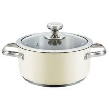Haeger - Stielkasserolle Con Deckel PA-18H.006A Beige ø 18 cm