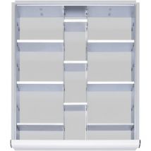 Stier - Einteilungsset für Schubladen der Blendenhöhe 180-360mm 2x9 Trennwände