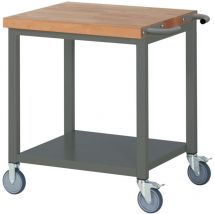 Fahrbare Werkbank Premium mit Ablageboden BxTxH 750x700x880 mm - Stier