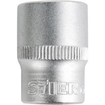 Sechskant-Steckschlüsseleinsatz 1/2'', sw 27 mm, 27er Nuss, Stecknuss - Stier