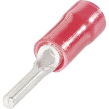 165143 Stiftkabelschuh 0.205 mm² 1.60 mm² Teilisoliert Rot 1 St. - Te Connectivity
