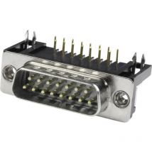 St9wb/9g D-sub Stiftleiste 90 ° Polzahl: 9 Lötpins 1 St. Tray - Econ Connect