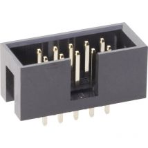 Bkl Electronic - 10120556 Stiftleiste ohne Auswurfhebel Rastermaß: 2.54 mm Polzahl Gesamt: 14 Anzahl r