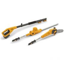 Smt 100e Kit Outil Multifonction 20V 4Ah - Taille-haies et Élagueuse avec Manche Télescopique 55 cm - Stiga