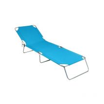 Stiliac - Poker 4000 Lit en acier à rayures blanches/bleues