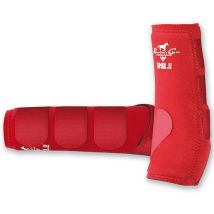 Stinchiere anteriori in neoprene con chiusura in tessuto a strappo modello sport medicine boot: xl, Rosso