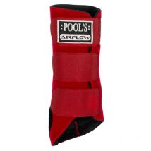Stinchiere posteriori per cavalli airflow in neoprene con rinforzo scamosciato: Taglia Unica, Blu Royal