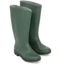 STI - vale in pvc di colore verde alto, altezza ginocchio, provvisto di suola nera n. 46