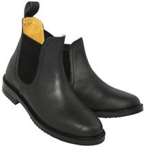 Stivaletti Jodhpur in vera pelle effetto nabuk con suola antiscivolo: 38, marrone