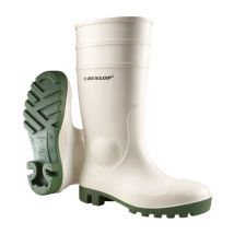 Dunlop - Stivali di sicurezza in pvc bianco/verde en 345 - n°45