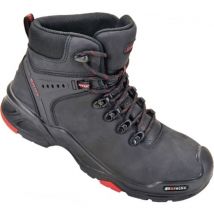Stivali di sicurezza Brooklyn taglia 40 pelle nera/rossa S3 src hro EN20345 Baak
