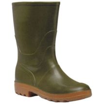 Stivali da Giardiniere in Gomma Verde Tronchetto 45 – Alta Qualità – Suola Nitrilica – Comfort e Protezione