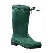 Stivali Ginocchio Pvc Husky Invernale Verde/Nero n. 43 Fodera In Lana