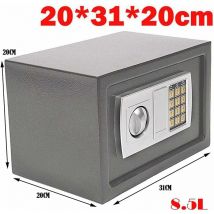 Dayplus - Stockage à domicile coffre-fort coffre-fort coffre serrure 8.5L chiffres étui de sécurité rangement pratique verrouillage sécurisé
