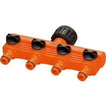 Stocker - Raccord robinet 4 voies 1/2 3/4