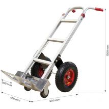 Aluminium-Sackkarre 250 kg - Geländeräder - ST250R - Stockman