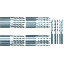 Stockschraube Stahl verzinkt M8 x 50 TX25 Beutel á 25 Stück