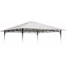 Ersatzstoffdach Pavillon 3x3m – Polyester 180g/m² – Wasserdicht – Einfache Montage – Kompatibel mit Gazebo Modell Style