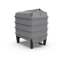 Stone Grey Tiger Wormery – Worm Composter Including Worms – 3 Tray