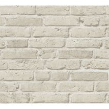 Stone tile wallpaper wall Profhome 355813 non-woven wallpaper slightly textured stone look matt grey 5.33 m2 (57 ft2) - grey