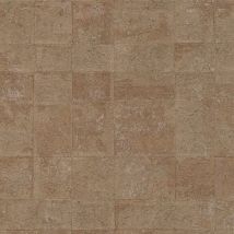 Profhome - Stone tile wallpaper wall 396711 hot embossed non-woven wallpaper textured metallic look gold bronze pearl beige 5.33 m2