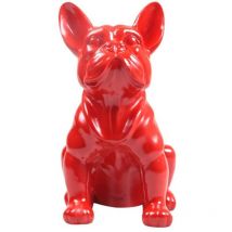 Chien bouledogue français coloré 37 x 25 x 22 cm