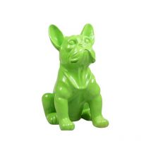 Chien bouledogue français coloré 37 x 25 x 22 cm