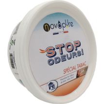 Déshumidificateur Novopure – Gel Stop Odeurs spécial tabac 250g – Efficace 8 semaines – Surface 30m² – Fleur d'oranger