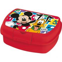 Disney - stor Sandwichera Red para niños en plástico Mickey Mouse Mickey Mouse útil para tomar un aperitivo fuera de casa