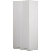 Stora Modern 2 Door Wardrobe - Matt White - White