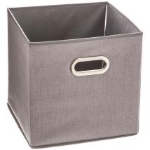 Five - Cestino in tessuto mix n modul 31x31cm grigio chiaro screziato - 5