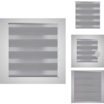 Store 60 x 120 cm Gris - Store À Rouleau - Store Design - Store Intérieur - Rideau Occultant - Filtre Lumière